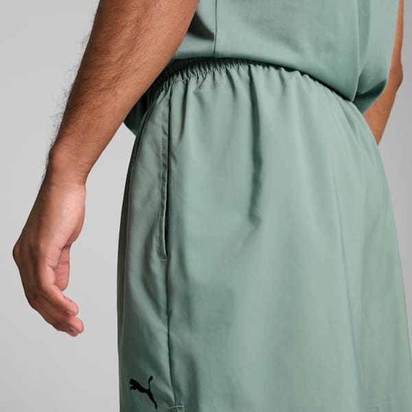 Train All Day Men's 5" Woven Training Shorts, Green Moon, extralarge-IND